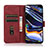 Leather Case Stands Flip Cover Holder D01Y for OnePlus Nord N300 5G