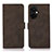 Leather Case Stands Flip Cover Holder D01Y for Oppo K11x 5G Brown