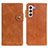 Leather Case Stands Flip Cover Holder D01Y for Samsung Galaxy S23 Plus 5G