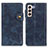 Leather Case Stands Flip Cover Holder D01Y for Samsung Galaxy S24 5G