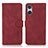 Leather Case Stands Flip Cover Holder D01Y for Sony Xperia 5 V Red