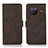 Leather Case Stands Flip Cover Holder D01Y for Vivo X80 5G Brown