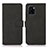 Leather Case Stands Flip Cover Holder D01Y for Vivo Y01 Black