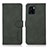 Leather Case Stands Flip Cover Holder D01Y for Vivo Y10 Green