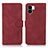Leather Case Stands Flip Cover Holder D01Y for Xiaomi Redmi A2 Plus Red