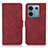 Leather Case Stands Flip Cover Holder D01Y for Xiaomi Redmi Note 13 Pro 5G Red