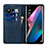 Leather Case Stands Flip Cover Holder D02T for Oppo Find X3 Pro 5G