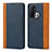 Leather Case Stands Flip Cover Holder D02T for Oppo Reno5 A