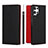 Leather Case Stands Flip Cover Holder D02T for Samsung Galaxy S21 Ultra 5G