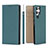 Leather Case Stands Flip Cover Holder D02T for Samsung Galaxy S21 Ultra 5G