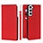 Leather Case Stands Flip Cover Holder D02T for Samsung Galaxy S22 5G