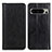 Leather Case Stands Flip Cover Holder D03Y for Google Pixel 8 Pro 5G Black