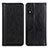 Leather Case Stands Flip Cover Holder D03Y for Huawei Honor X5 Black