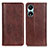 Leather Case Stands Flip Cover Holder D03Y for Huawei Honor X5 Plus Brown