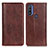 Leather Case Stands Flip Cover Holder D03Y for Motorola Moto G Pure