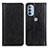 Leather Case Stands Flip Cover Holder D03Y for Motorola Moto G31