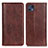 Leather Case Stands Flip Cover Holder D03Y for Motorola Moto G50 5G