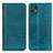 Leather Case Stands Flip Cover Holder D03Y for Motorola Moto G50 5G Green