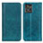 Leather Case Stands Flip Cover Holder D03Y for Motorola ThinkPhone 5G Green