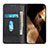 Leather Case Stands Flip Cover Holder D03Y for Nokia C210