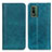 Leather Case Stands Flip Cover Holder D03Y for Nokia XR21 Green