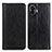 Leather Case Stands Flip Cover Holder D03Y for Nothing Phone 2 Black