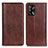 Leather Case Stands Flip Cover Holder D03Y for Oppo A74 4G