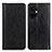 Leather Case Stands Flip Cover Holder D03Y for Oppo K11x 5G Black