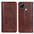 Leather Case Stands Flip Cover Holder D03Y for Realme C21