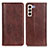 Leather Case Stands Flip Cover Holder D03Y for Samsung Galaxy S22 Plus 5G