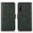 Leather Case Stands Flip Cover Holder D03Y for Sony Xperia 1 V Green