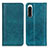 Leather Case Stands Flip Cover Holder D03Y for Sony Xperia 5 IV Green