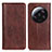 Leather Case Stands Flip Cover Holder D03Y for Xiaomi Mi 13 Ultra 5G Brown