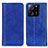 Leather Case Stands Flip Cover Holder D03Y for Xiaomi Mi 13T 5G Blue