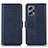 Leather Case Stands Flip Cover Holder D03Y for Xiaomi Poco X4 GT 5G Blue