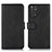 Leather Case Stands Flip Cover Holder D03Y for Xiaomi Redmi Note 11S 4G Black