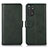 Leather Case Stands Flip Cover Holder D03Y for Xiaomi Redmi Note 11S 4G Green