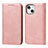 Leather Case Stands Flip Cover Holder D04T for Apple iPhone 13