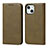 Leather Case Stands Flip Cover Holder D04T for Apple iPhone 14