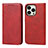 Leather Case Stands Flip Cover Holder D04T for Apple iPhone 15 Pro