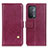 Leather Case Stands Flip Cover Holder D04Y for Oppo A54 5G Purple