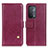 Leather Case Stands Flip Cover Holder D04Y for Oppo A74 5G Purple