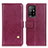 Leather Case Stands Flip Cover Holder D04Y for Oppo A94 5G Purple