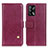 Leather Case Stands Flip Cover Holder D04Y for Oppo F19s Purple