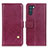 Leather Case Stands Flip Cover Holder D04Y for Oppo K9 Pro 5G Purple