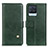 Leather Case Stands Flip Cover Holder D04Y for Realme 8 Pro Green