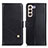 Leather Case Stands Flip Cover Holder D04Y for Samsung Galaxy S21 FE 5G