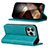 Leather Case Stands Flip Cover Holder D05T for Apple iPhone 13 Pro Max