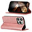 Leather Case Stands Flip Cover Holder D05T for Apple iPhone 14 Pro Max