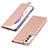 Leather Case Stands Flip Cover Holder D05T for Samsung Galaxy S22 5G